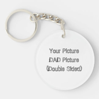 Acrylic Keychain, Father's Day, Metal Design Key Ring