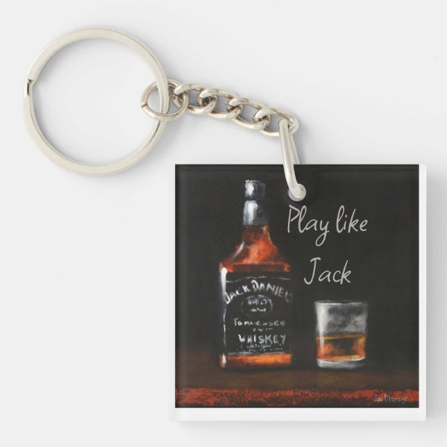 Acrylic Keychain Jack Daniels (Front)