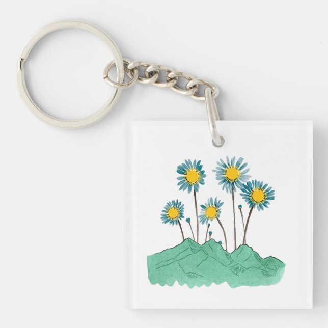 Acrylic Keychain Kazakhstan  (Front)