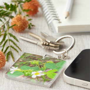 Acrylic Keychain natural flowers