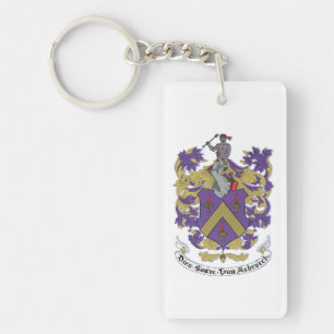 Acrylic Keychain, Rectangle (double-sided) Key Ring