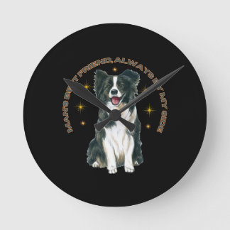 Acrylic Keychain Round Clock