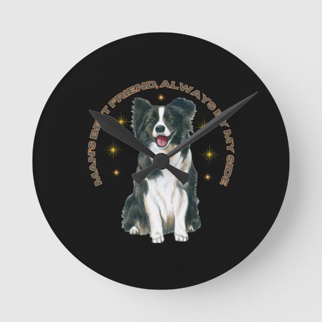 Acrylic Keychain Round Clock (Front)