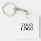 Acrylic Keychain, Square (double-sided) Keychain