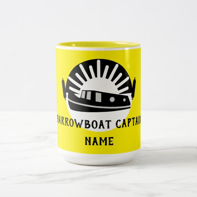 Acrylic Keychain Two-Tone Coffee Mug (Center)