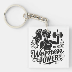 Acrylic Keychain Women Power'