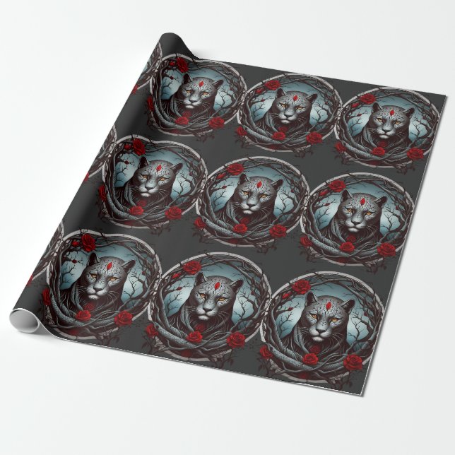 Acrylic Keychain Wrapping Paper (Unrolled)