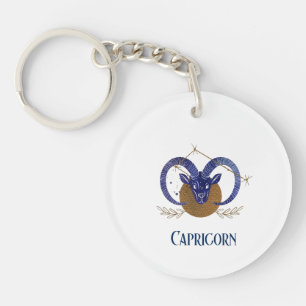 Acrylic Keychain-Zodiac Capricorn Key Ring