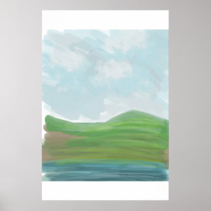 Acrylic Landscape Poster