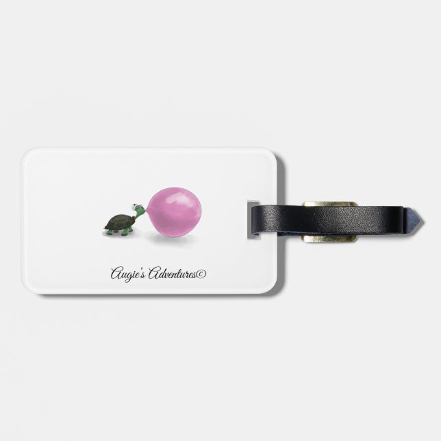 Acrylic Luggage Tag (Back Horizontal)