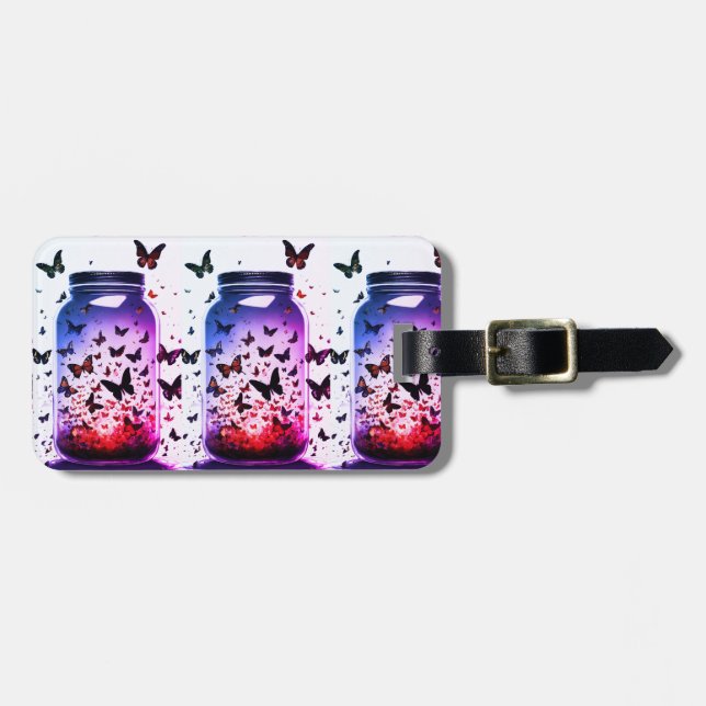 Acrylic luggage tag  (Front Horizontal)