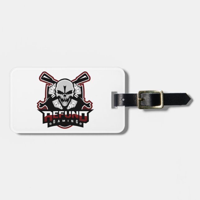 Acrylic Luggage Tag REFUND GAMING (Front Horizontal)
