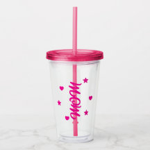 Acrylic Mom Vaso for Mother's Day