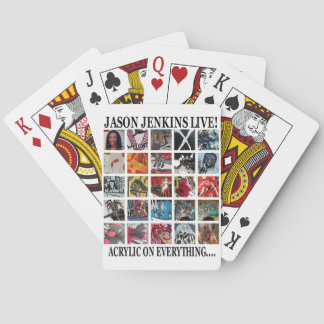 ACRYLIC ON EVERYTHING PLAYING CARDS