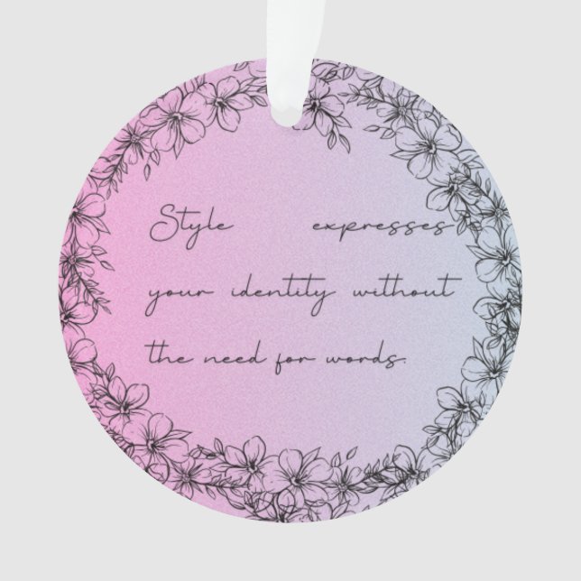 Acrylic Ornament (Front)