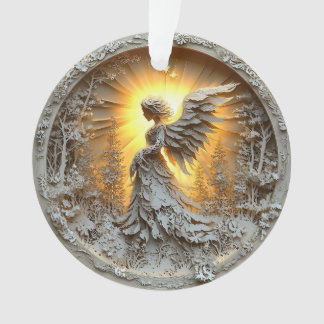 Acrylic Ornament Glowing Angel