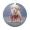 Acrylic Ornament | Happy Pawlidays Dog Photo