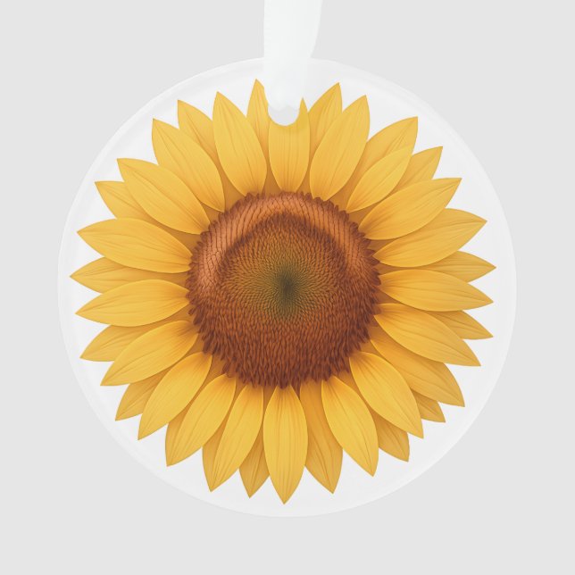 Acrylic Ornament - Sunflower (Front)