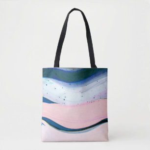 acrylic, paint, abstract. Closeup of the painting. Tote Bag