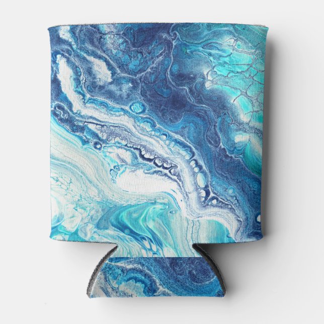 Acrylic paint, abstract colour tones can cooler (Front)