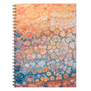 Acrylic paint notebook