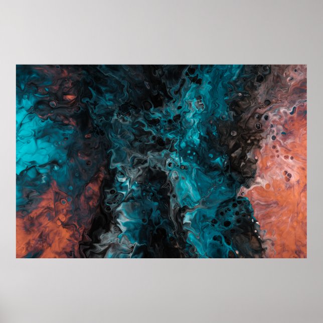 Acrylic painted poster (Front)