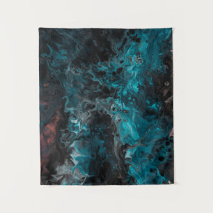 Acrylic painted tapestry