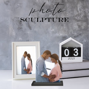 Acrylic Photo Sculpture. Standing Photo Sculpture