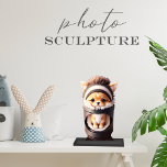 Acrylic Photo Sculpture.Turns a photo into statue. Standing Photo Sculpture<br><div class="desc">Unique Stand Up Acrylic Photo Sculpture Statuette. Create your own personalised home or office decor by uploading cherished digital images or photos! Zazzle's custom photo sculptures allow you to transform your beloved picture or portrait into a unique memento, converting your photograph or digital image into a three-dimensional photo sculpture, also...</div>