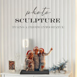 Acrylic Photo Sculpture.Turns a photo into statue! Standing Photo Sculpture<br><div class="desc">Unique Stand Up Acrylic Photo Sculpture Statuette. Create your own personalised home or office decor by uploading cherished digital images or photos! Zazzle's custom photo sculptures allow you to transform your beloved picture or portrait into a unique memento, converting your photograph or digital image into a three-dimensional photo sculpture, also...</div>