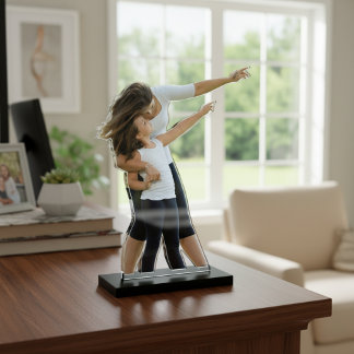 Acrylic Photo Statuettes Cutout Standing Photo Sculpture