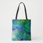 Acrylic Pour Tote bag