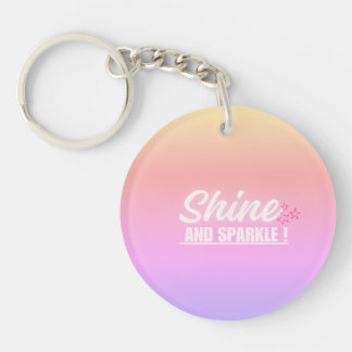 Acrylic purple Keychain 💜