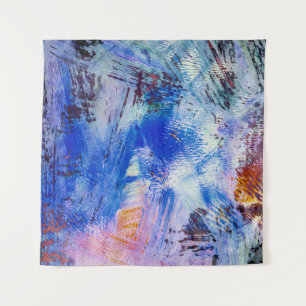 acrylic raster texture different multicolored mono tapestry