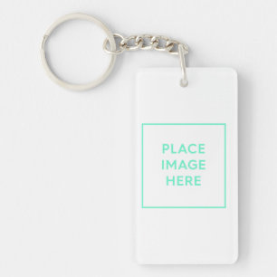 Acrylic Rectangle Keychain - Souvenir Gift Design