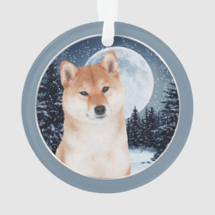 Acrylic Shiba Inu Ornament