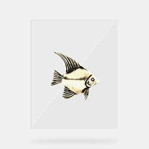 ACRYLIC SIGN FISH DESIGN STYLE