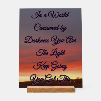 Acrylic Sign Insperational