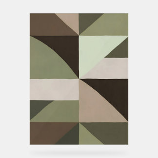 Acrylic Sign Organic Geometry