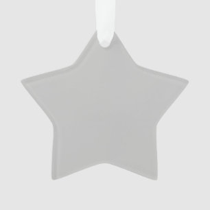 Acrylic Star Ornament   Frosted Minimalist Décor