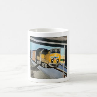 Acrylic Train Art Print | Scenic Indio CA Desert  Coffee Mug