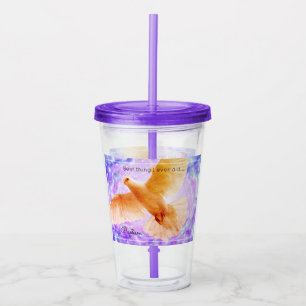 Acrylic Tumbler Baptism Dove