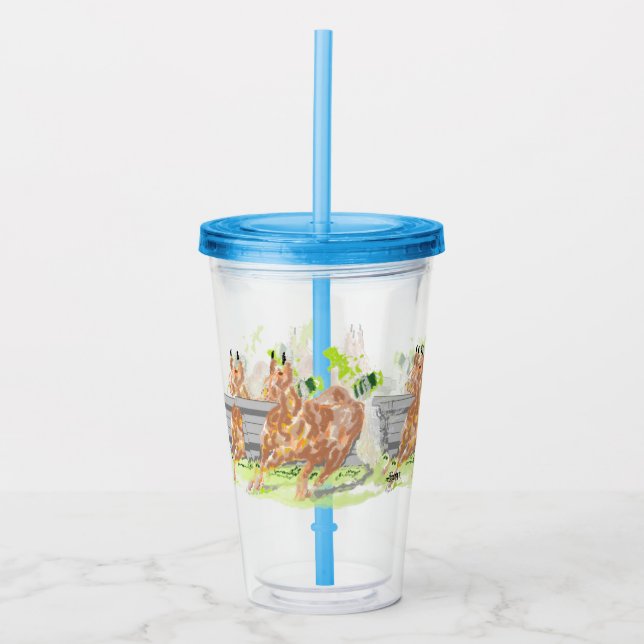 Acrylic Tumbler : Palomino  (Front)