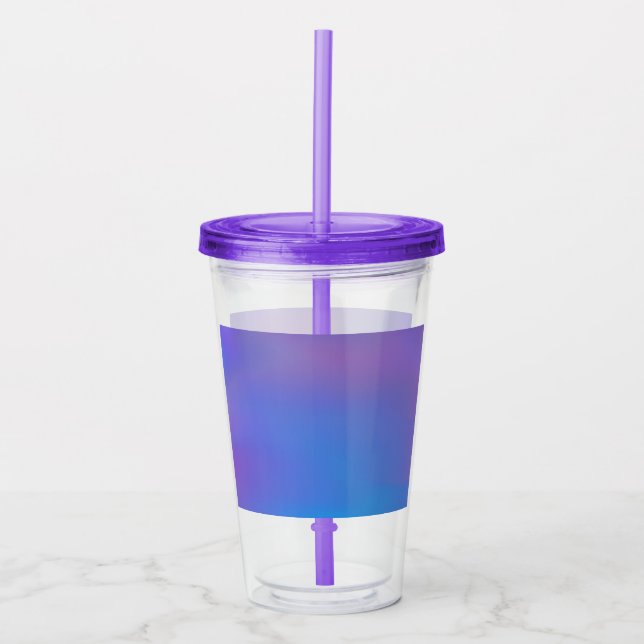 Acrylic Tumbler with design. (Front)