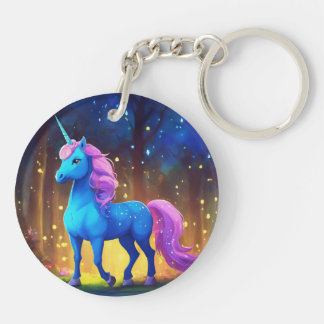 Acrylic unicorn Keychain