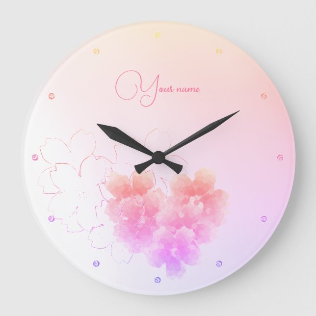 Acrylic Wall Clock (Front)
