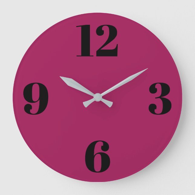 Acrylic Wall Clock - In The Pink (Front)