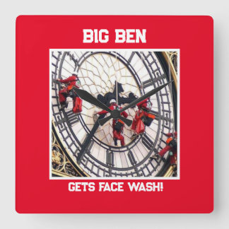 Acrylic Wall Clock large square!