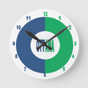 Acrylic Wall Clock,Medium DesignOTTAWA Round Clock