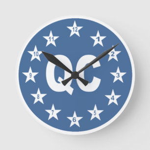 Acrylic wall clock, Ronde Medium QUEBEC Round Clock